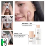 پودر شوینده و روشن‌کننده پوست با آنزیم برنج آنوا Anua Rice Enzyme Brightening Cleansing Powder