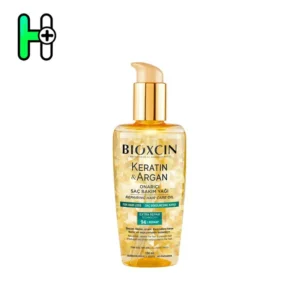 روغن تخصصی ترمیم، تغذیه و محافظت از موهای آسیب‌دیده با کراتین و آرگان بیوکسین Bioxcin Keratin & Argan Repairing Hair Oil