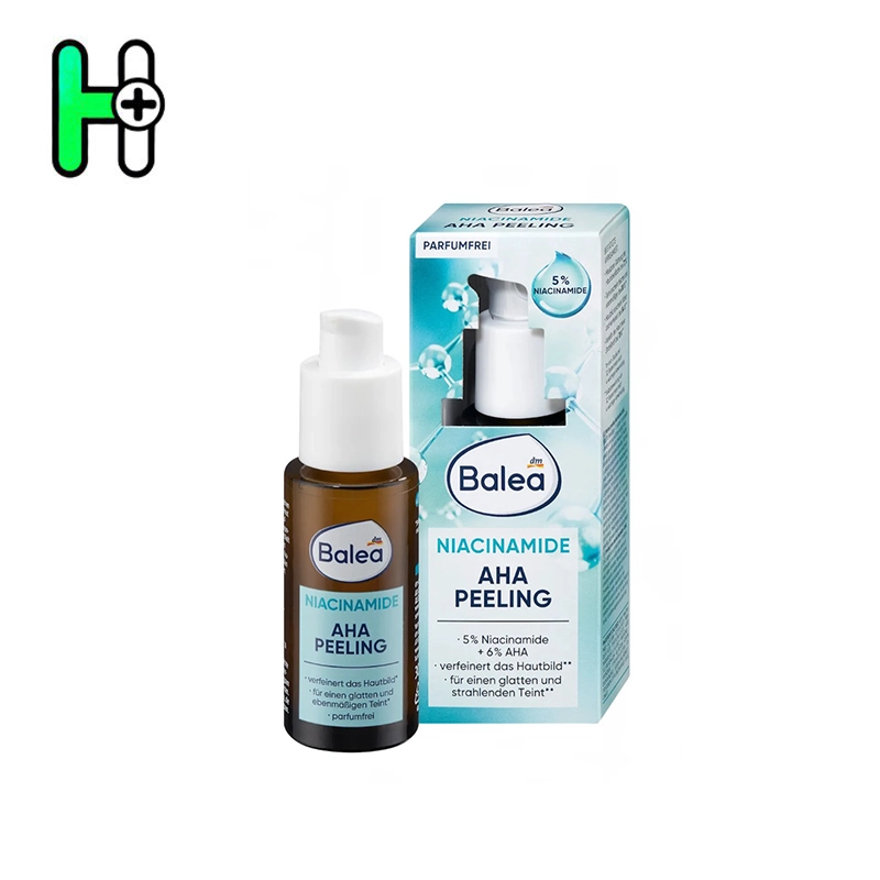 سرم لایهبردار ، روشن و شفاف کننده پوست حاوی نیاسینامید و AHA باله آ Balea Niacinamide AHA Peeling 1 سرم پیلینگ و لایهبردار روشن و شفاف کننده پوست حاوی نیاسینامید و AHA باله آ Balea Niacinamide AHA Peeling