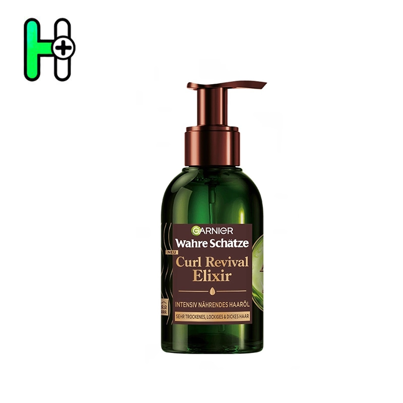 روغن موی حرفهای برای تغذیه عمیق، احیای فر مو و کنترل وز گارنیر Garnier Wahre Schätze Curl Revival Elixir 1 روغن موی حرفهای برای تغذیه عمیق، احیای فر مو و کنترل وز گارنیر Garnier Wahre Schätze Curl Revival Elixir