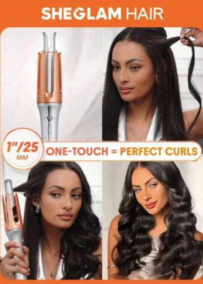 دستگاه کرلی مو اتوماتیک چرخشی 25mm شیگلم SHEGLAM 25mm Automatic Rotating Curling Iron 8 دستگاه کرلی مو اتوماتیک چرخشی 25mm شیگلم SHEGLAM 25mm Automatic Rotating Curling Iron سلامتی مثبت