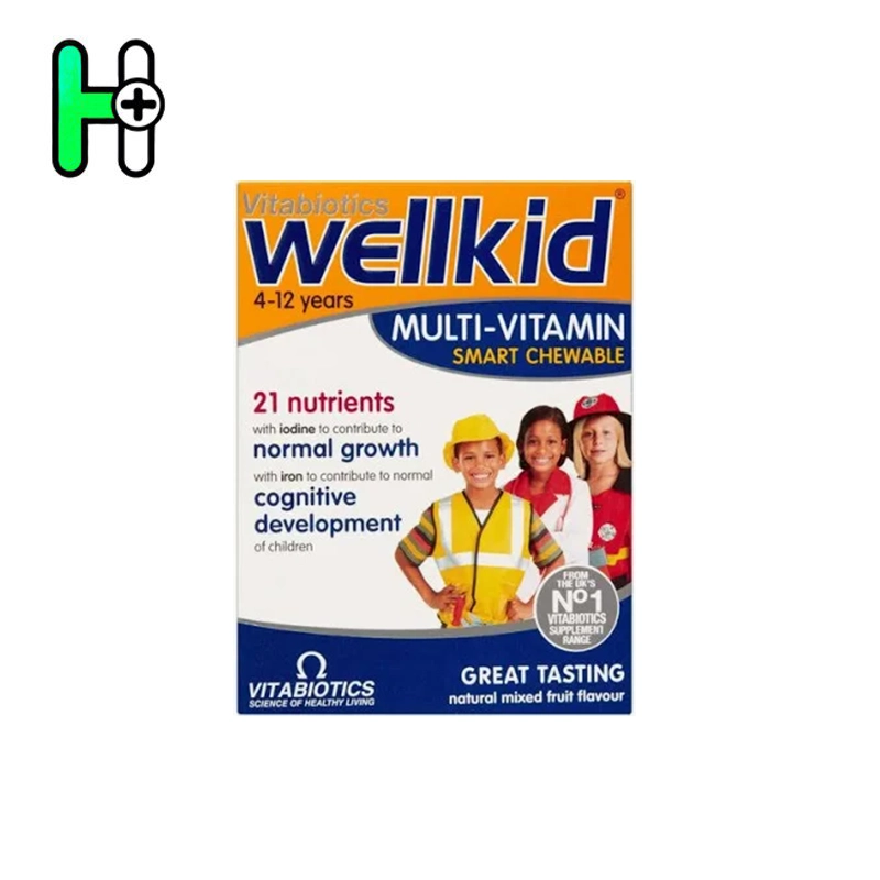 قرص مولتی‌ویتامین کامل کودکان ول کیدز Vitabiotics Wellkid Multivitamin